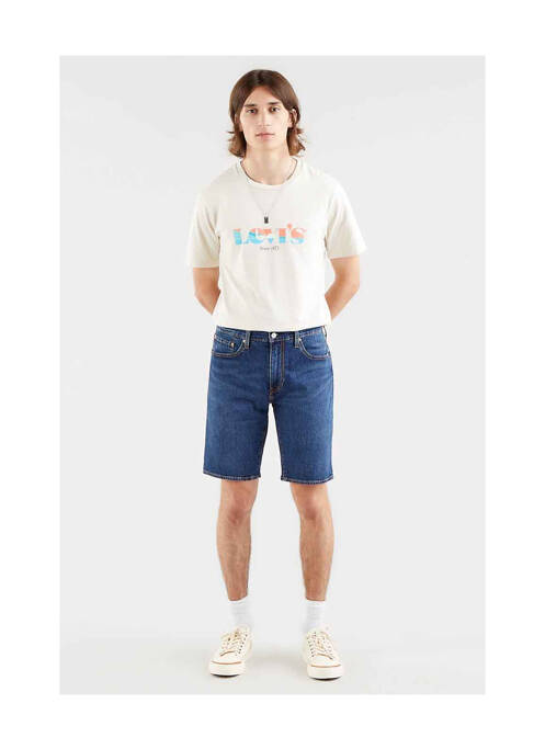 Short bleu LEVIS pour homme