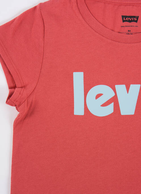 T-shirt rouge LEVIS pour fille