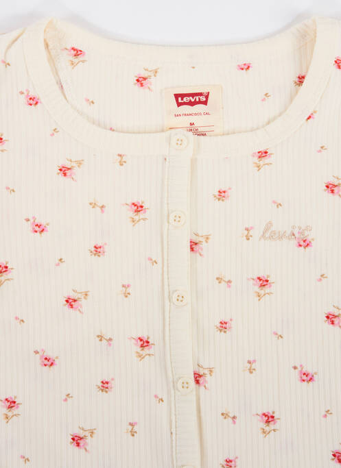 T-shirt blanc LEVIS pour fille