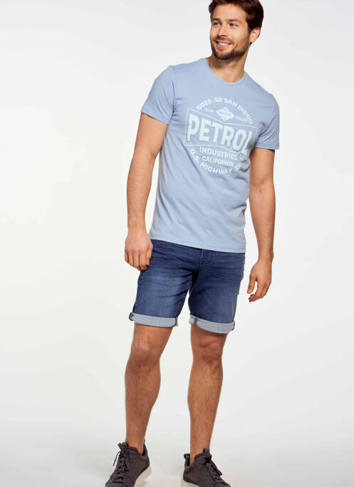 Short bleu CARS JEANS pour homme