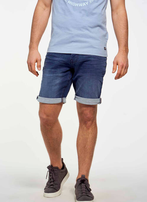 Short bleu CARS JEANS pour homme