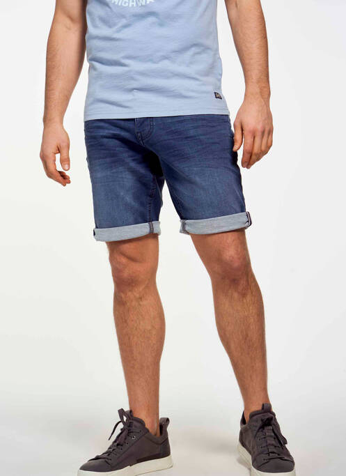 Short bleu CARS JEANS pour homme