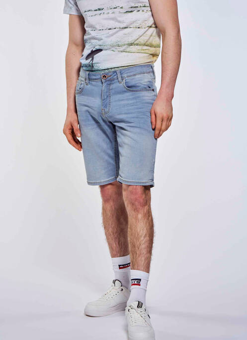 Short bleu CARS JEANS pour homme