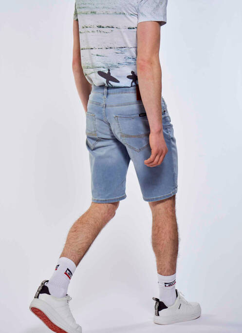 Short bleu CARS JEANS pour homme