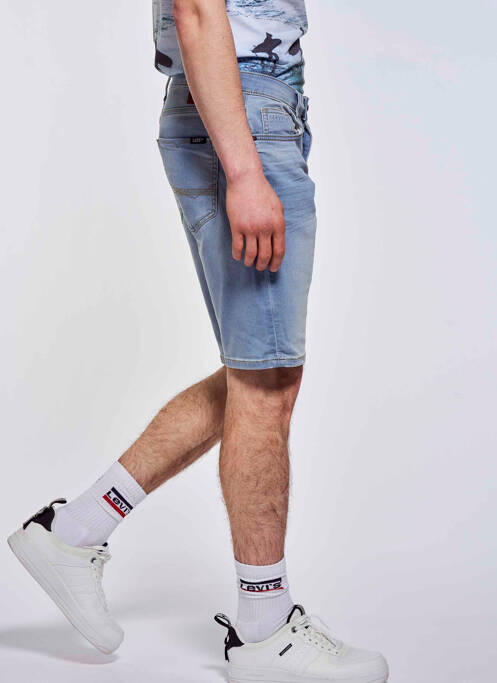 Short bleu CARS JEANS pour homme