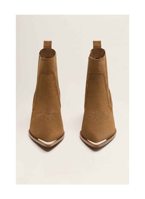 Bottines/Boots marron MANGO femme