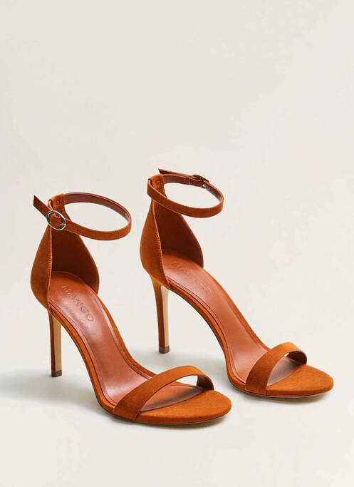 Sandales/Nu pieds marron MANGO femme