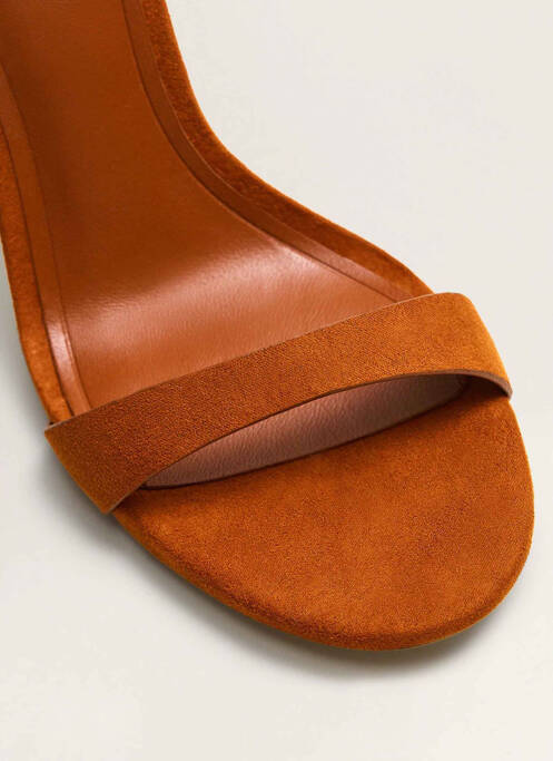 Sandales/Nu pieds marron MANGO femme