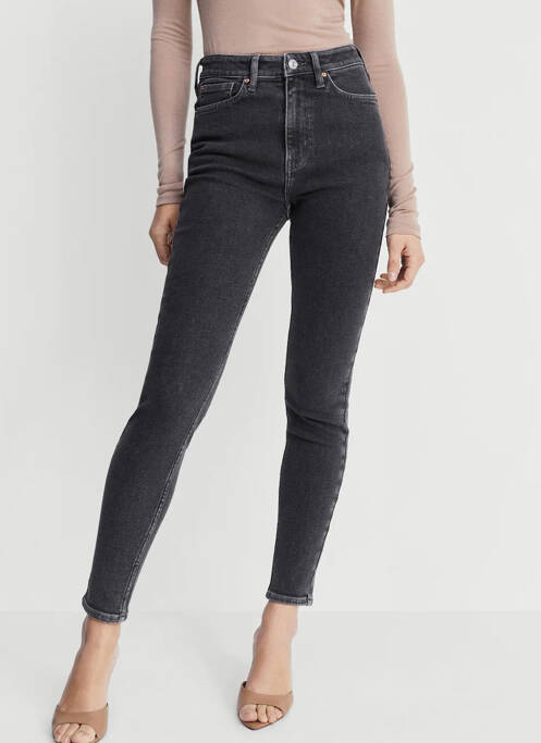 Jeans skinny noir MANGO pour femme