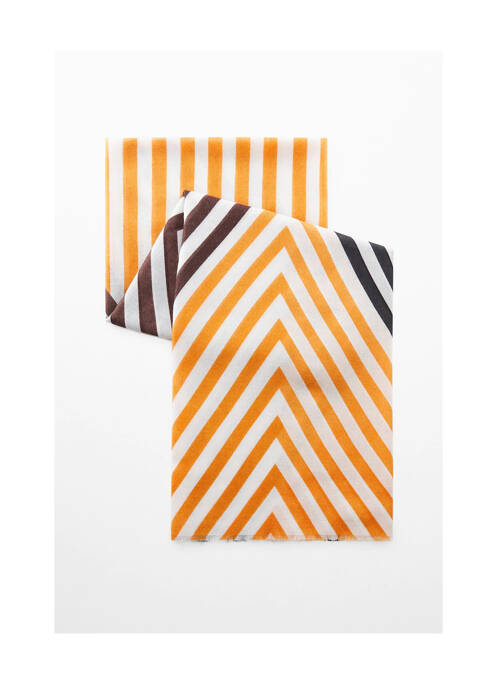 Foulard beige MANGO femme