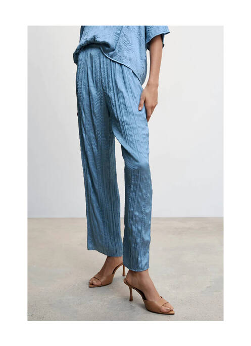 Pantalon flare bleu MANGO pour femme