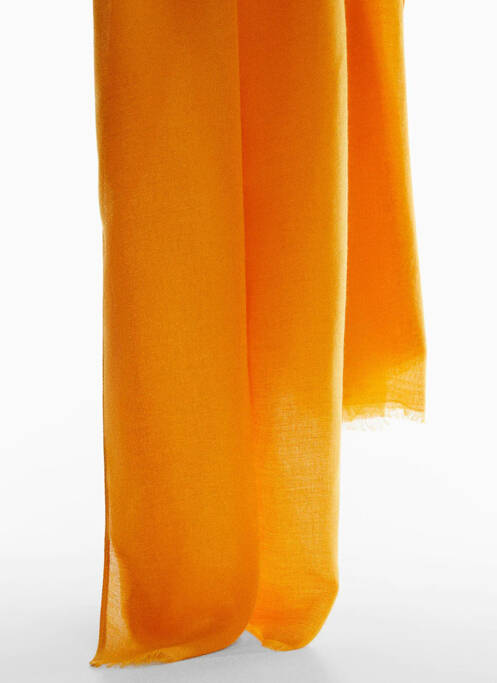 Echarpe jaune MANGO femme