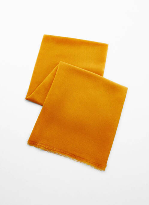 Echarpe jaune MANGO femme