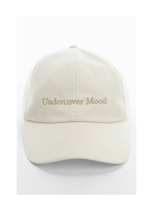 Casquette beige MANGO femme