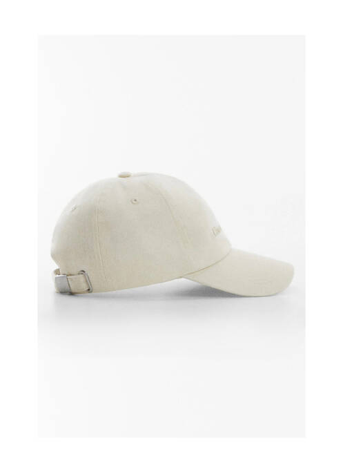 Casquette beige MANGO femme