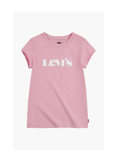 T-shirt rose LEVIS pour fille