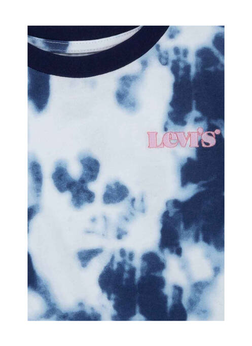 T-shirt bleu LEVIS pour fille