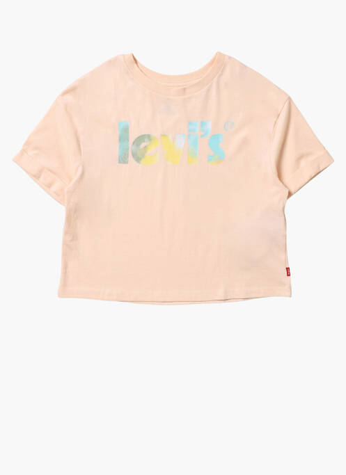 T-shirt orange LEVIS pour fille