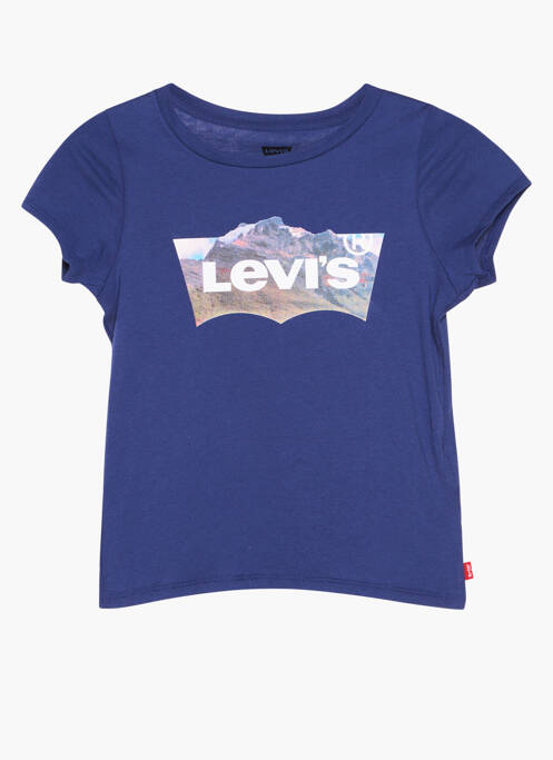 T-shirt bleu LEVIS pour fille