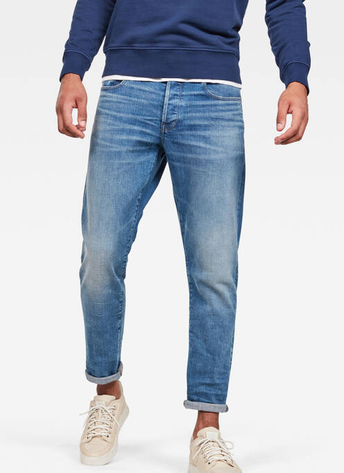 Pantalon droit bleu G STAR pour homme