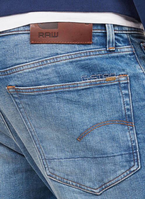 Pantalon droit bleu G STAR homme