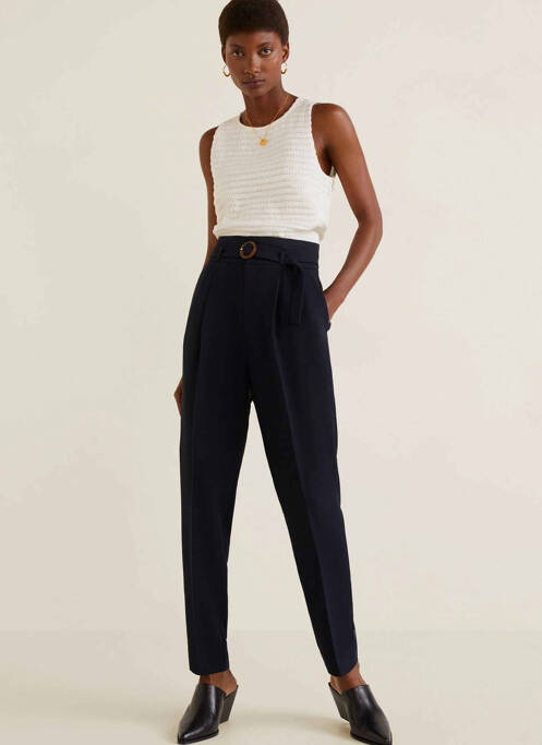 Pantalon flare bleu MANGO pour femme