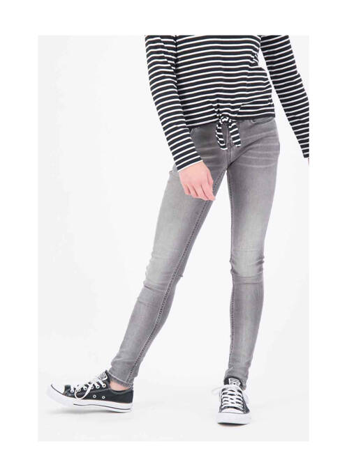 Jeans skinny gris GARCIA pour fille