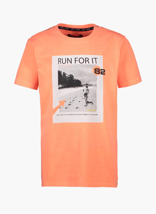 T-shirt orange CARS JEANS pour garçon