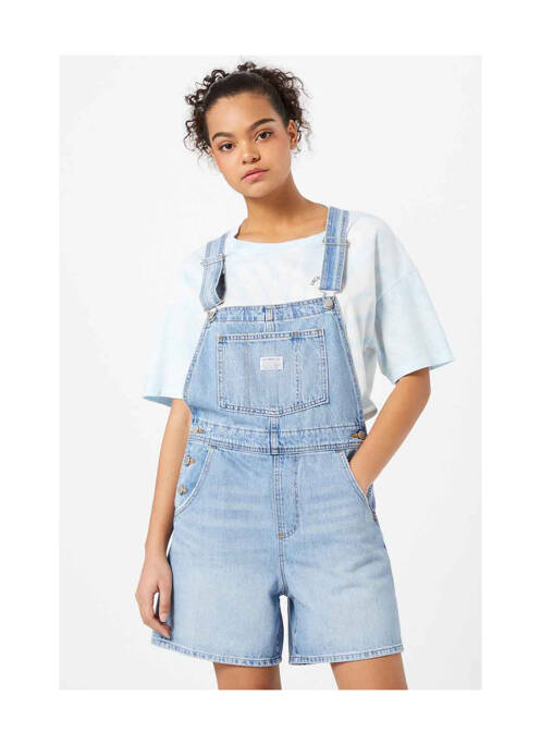 Combishort bleu LEVIS pour femme