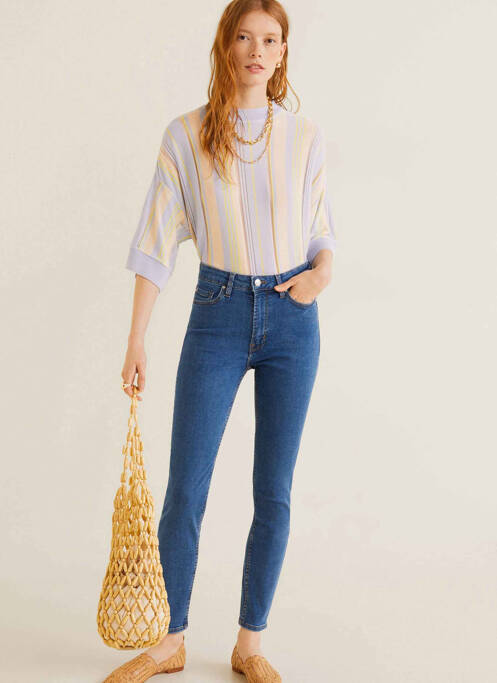 Jeans skinny bleu MANGO pour femme