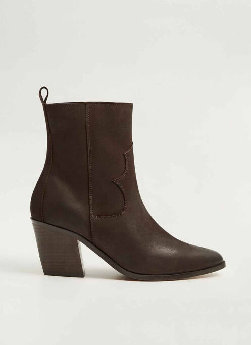 Bottes marron MANGO femme