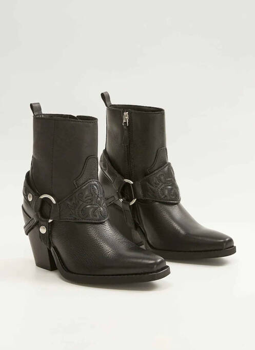 Bottines/Boots noir MANGO femme