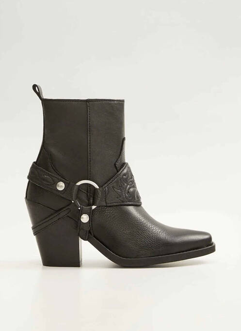 Bottines/Boots noir MANGO femme