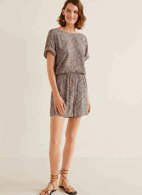 Combishort blanc MANGO pour femme