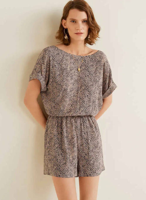 Combishort blanc MANGO pour femme