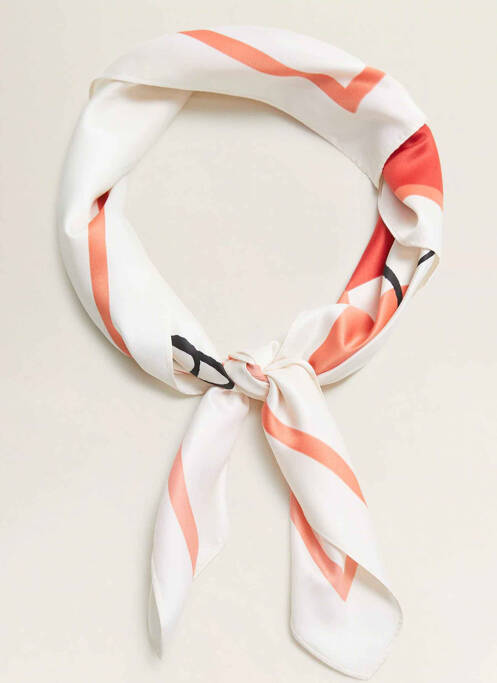 Foulard orange MANGO femme