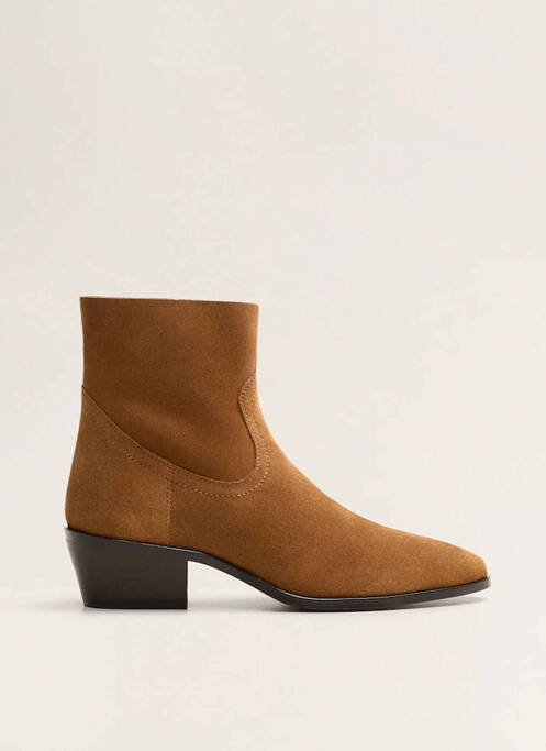 Bottines/Boots marron MANGO femme