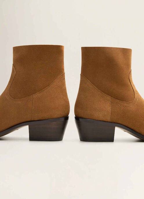 Bottines/Boots marron MANGO femme