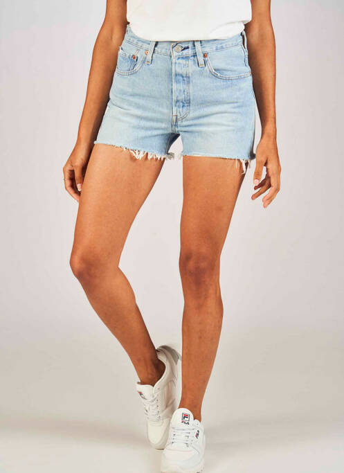 Short bleu LEVIS pour femme