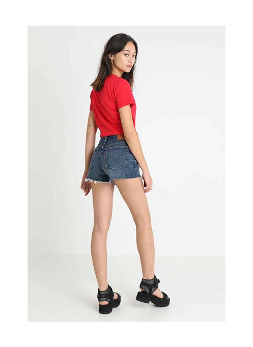Short bleu LEVIS pour femme
