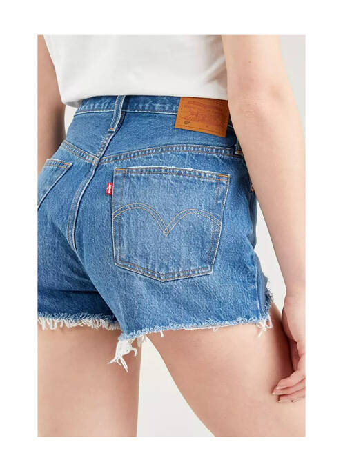 Short bleu LEVIS pour femme