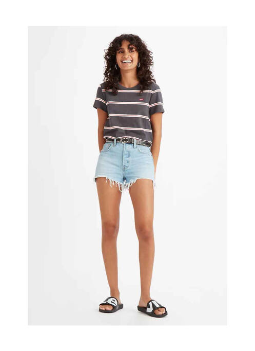 Short bleu LEVIS pour femme