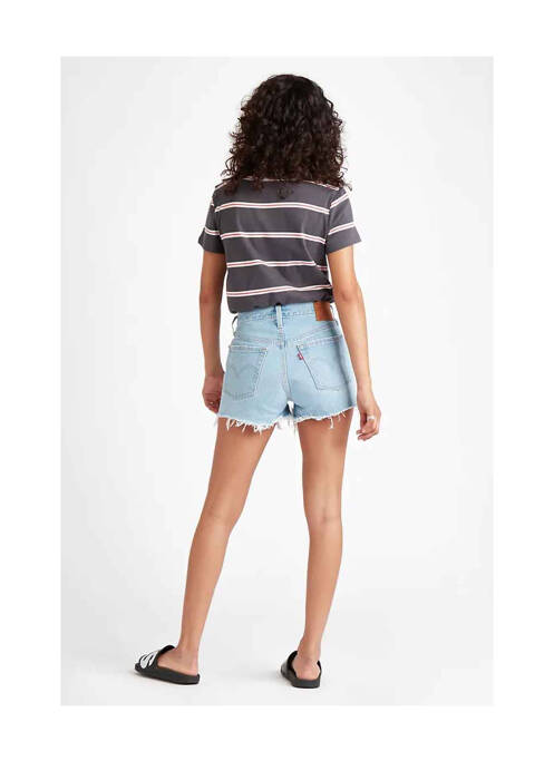 Short bleu LEVIS pour femme