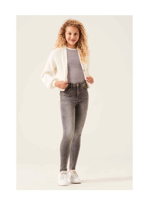 Jeans skinny gris GARCIA pour fille