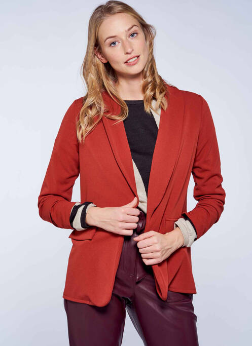 Blazer marron TERRA DI SIENA pour femme