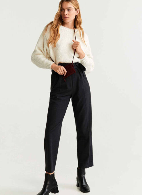 Pantalon flare gris MANGO pour femme