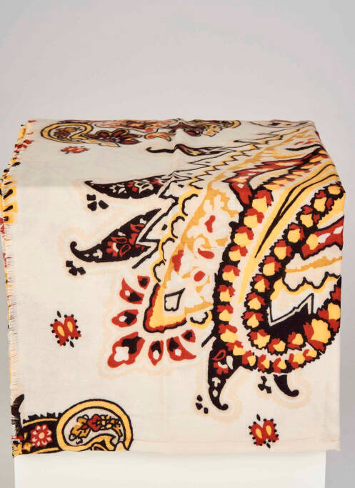 Echarpe jaune MANGO pour femme