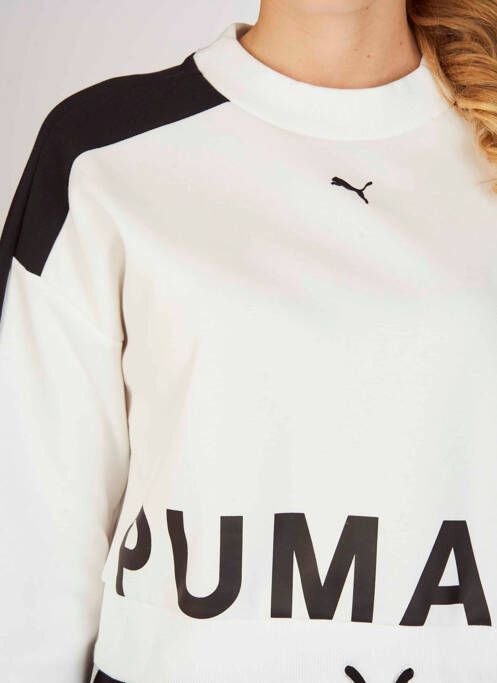Sweat-shirt blanc PUMA pour femme