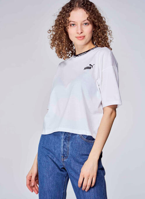 T-shirt blanc PUMA pour femme