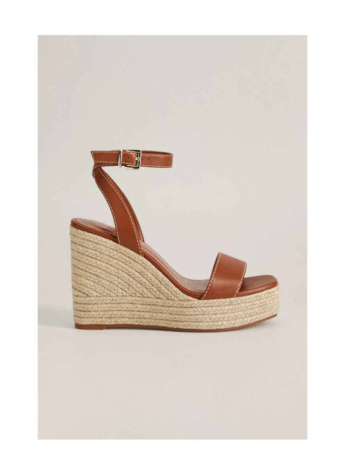 Sandales/Nu pieds marron MANGO pour femme